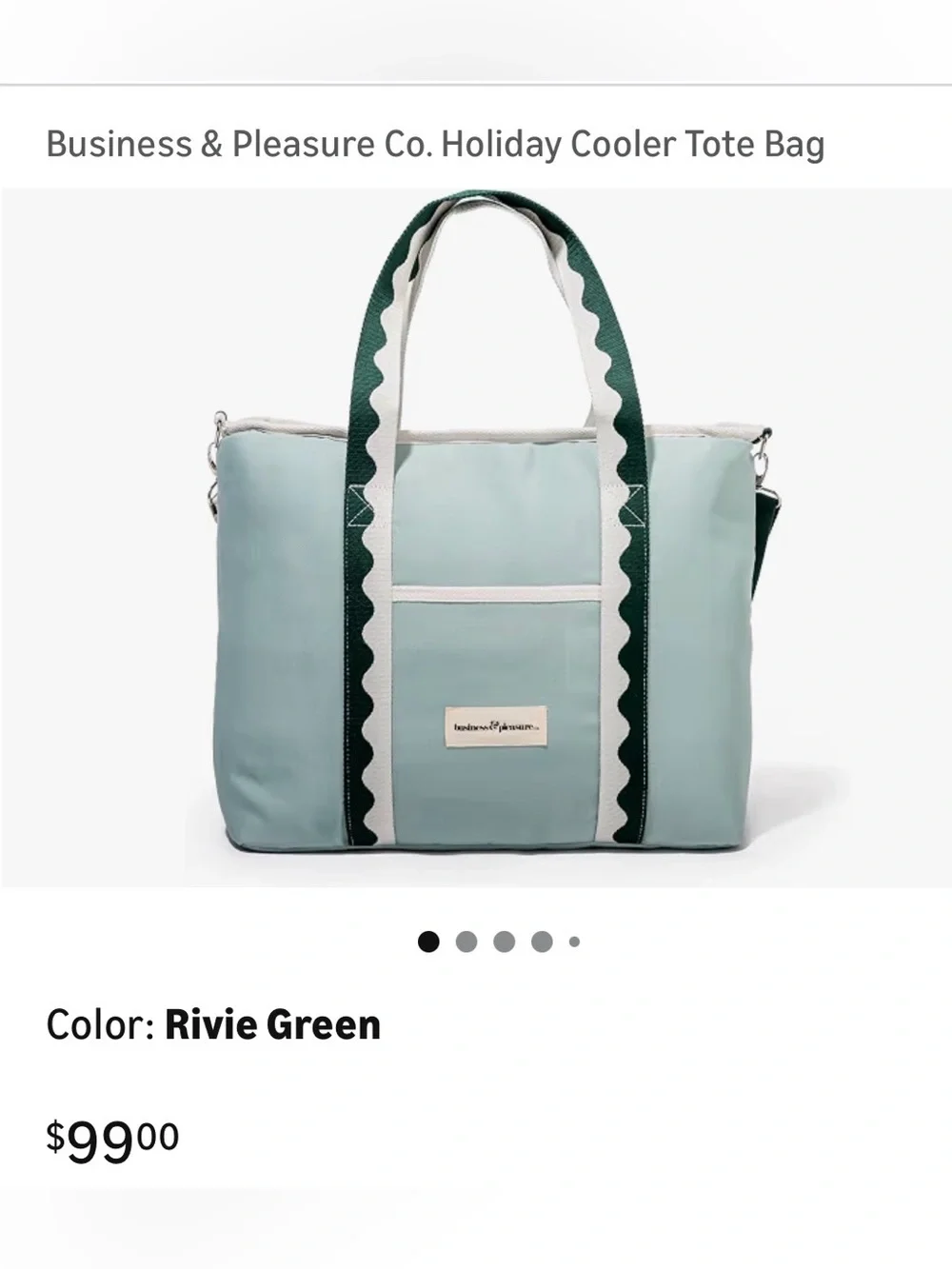 Business & Pleasure Cooler Bag BNWT